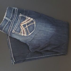 Ariat REAL Denim Jeans Women's 32s , Blue LOW Rise Boot Cut Pants NWOT